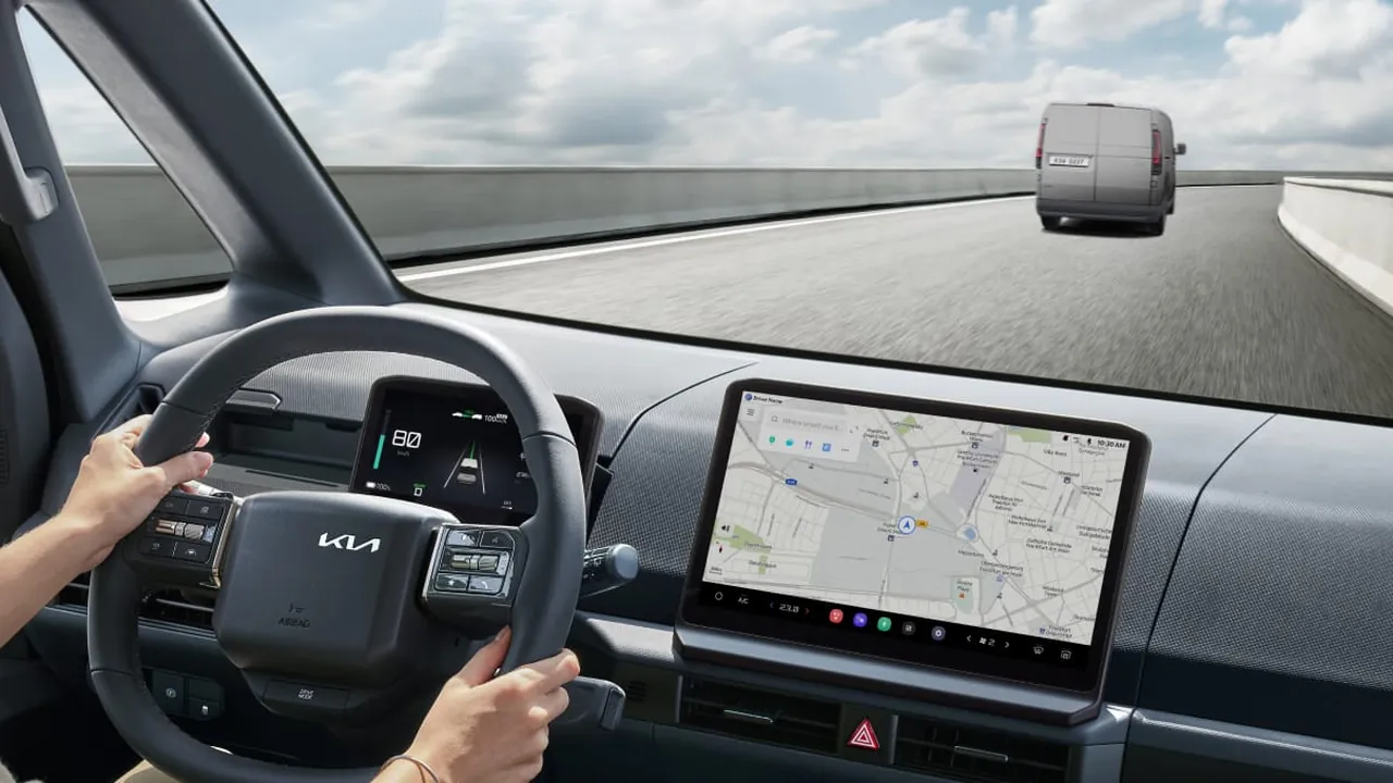 Kabina řidiče Kia PV5 Cargo