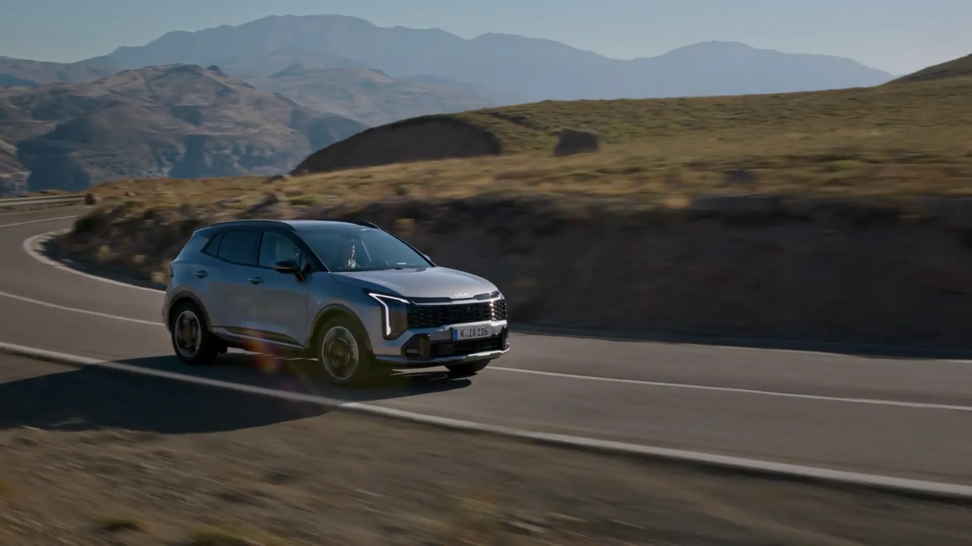 Kia Sportage na horské silnici