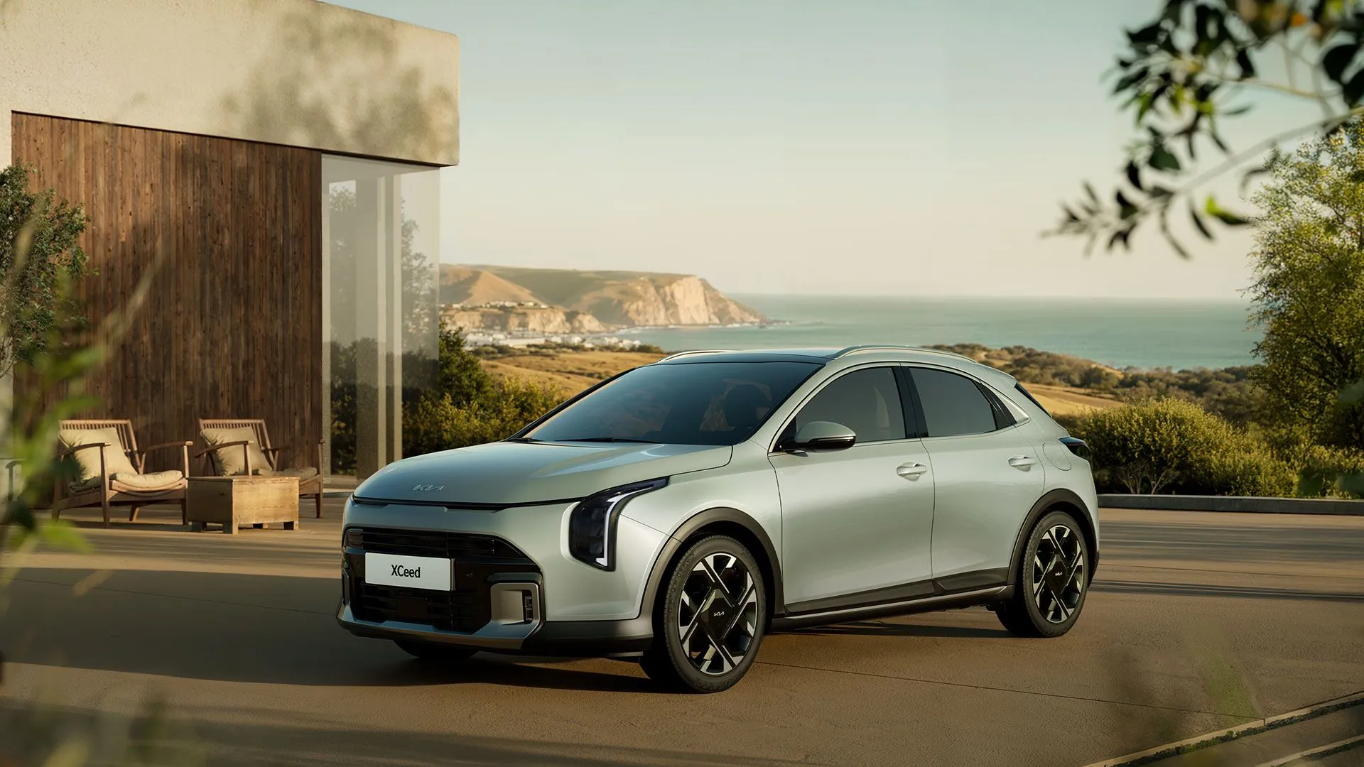 Kia XCeed u domu nad mořem